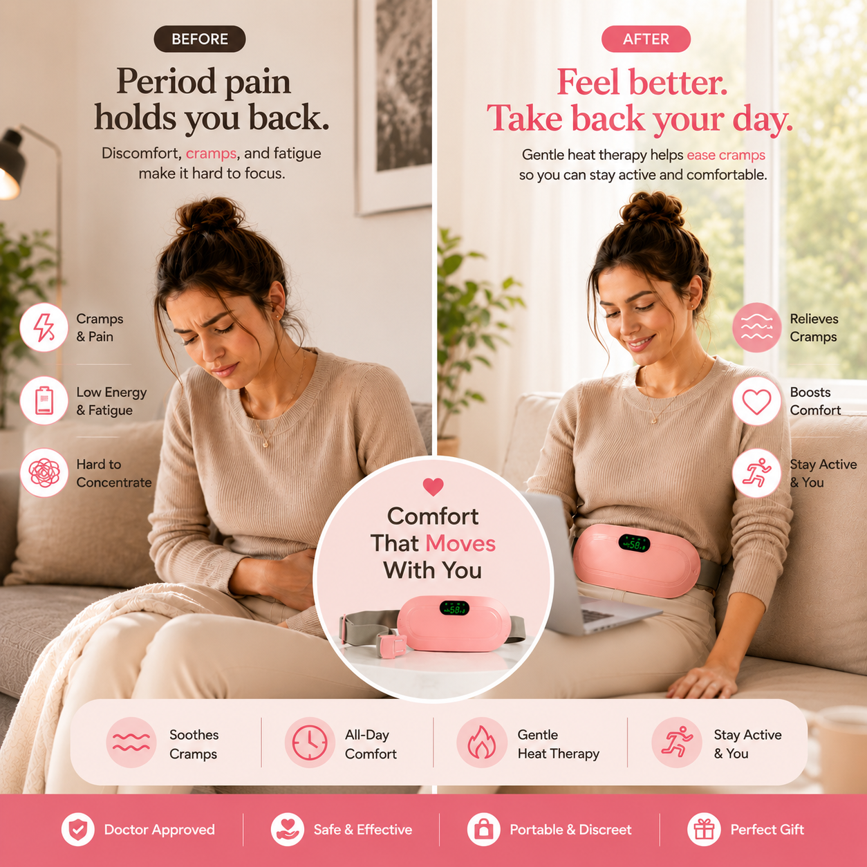 Drop™ | Smart Period Relief Pad IN
