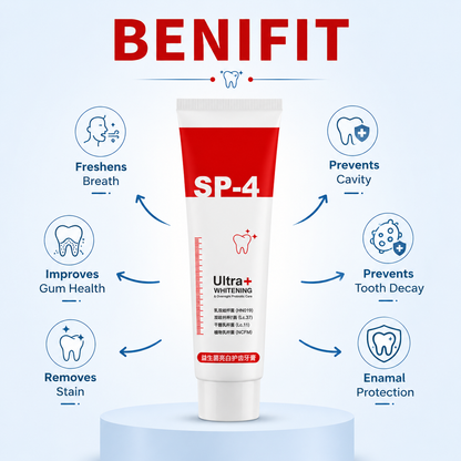 SP-4 Ultra+ Whitening Toothpaste | Pack of 2