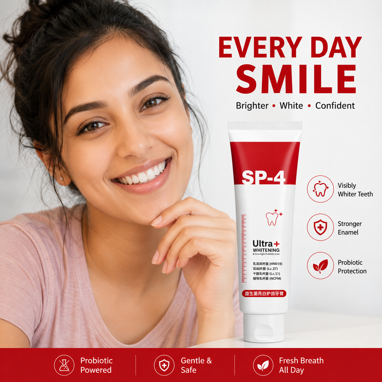 SP-4 Ultra+ Whitening Toothpaste | Pack of 2